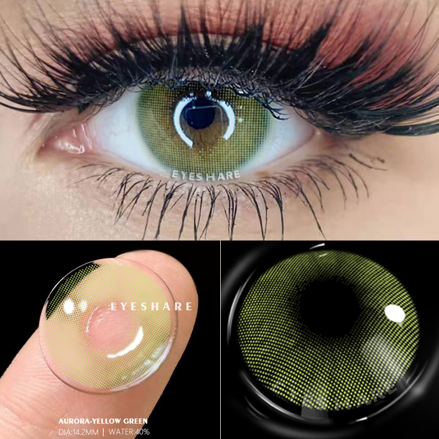 EYESHARE Lentes De Contacto Colored Eyes Lens Natural Crystal Aurora Colors Cosmetic Contact Lenses Eye Color Lenses for Eyes