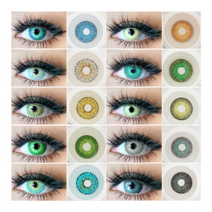 EYESHARE 1 Pair NEW Fashion Lenses New York Color Soft Big Eye Cosplay Contact Lenses for Eyes acuvue oasys trendrehab lens