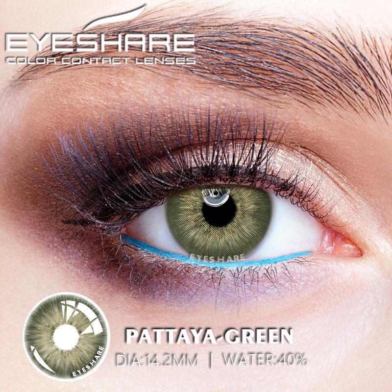 EYESHARE Factory Colored Lenses Contacts Wholesale Eye Makeup Color Contact Lenses Yearly Cosmetics Contacted Lens Eyes Lens