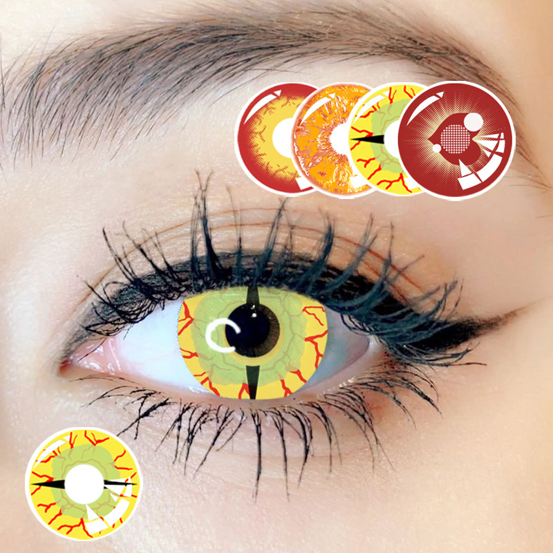 EYESHARE Colored Lenses for Eye  Multicolored Lenses Anime Cosplay Sharingan Eyes Cosmetics White GrayTone Lens Contact Lenses