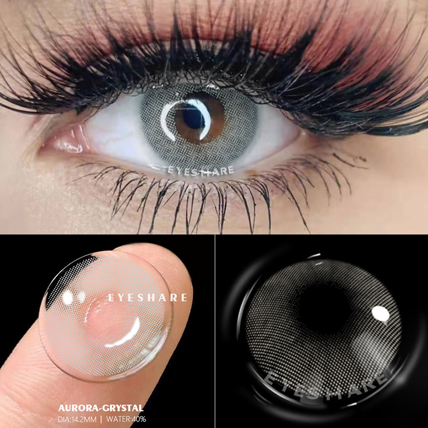 EYESHARE Lentes De Contacto Colored Eyes Lens Natural Crystal Aurora Colors Cosmetic Contact Lenses Eye Color Lenses for Eyes