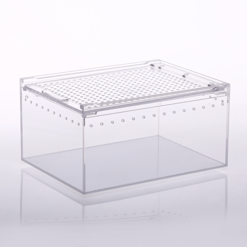 Acceptable Oem stackable acrylic Reptile Enclosures Chameleon Cage Bearded Dragon Terrarium Reptile