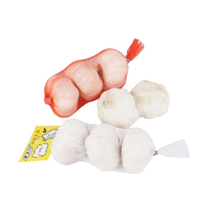 Export quality net package garlic onion bag mesh for Supermarket