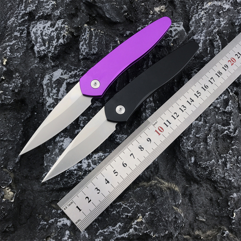 3407 Pink T6 Aluminum Handle Pocket Knife D2 Steel Blade Camping Hunting EDC Folding Tactical Knife