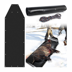 Deer Drag Sleds Multi-Purpose Utility Sled for Hauling Ice Fishing Supplies Fire Wood Duck Hunting Fishing Gear and Accessories