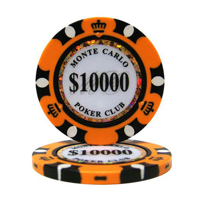 13.5g Clay Poker Chip Casino Grade 13.5g Poker Chips, Tri Color Poker Chip Design