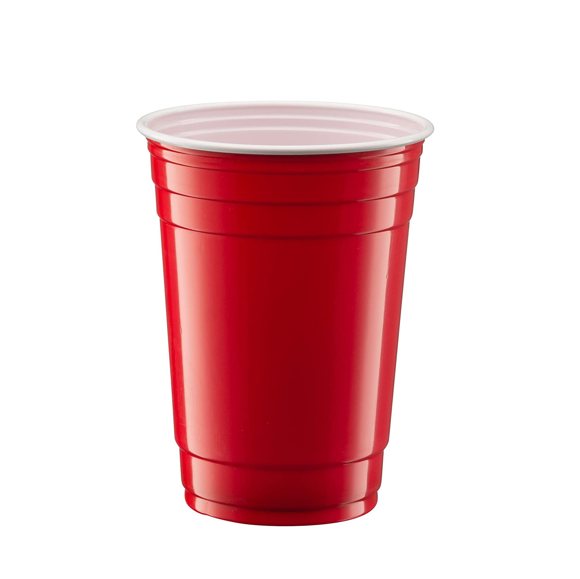 Red Plastic Cups 16 Oz Party Disposable Cup Big Birthday Party Cups Opp Bag OEM Disposable Party Supplies Kits PS Plastic,ps