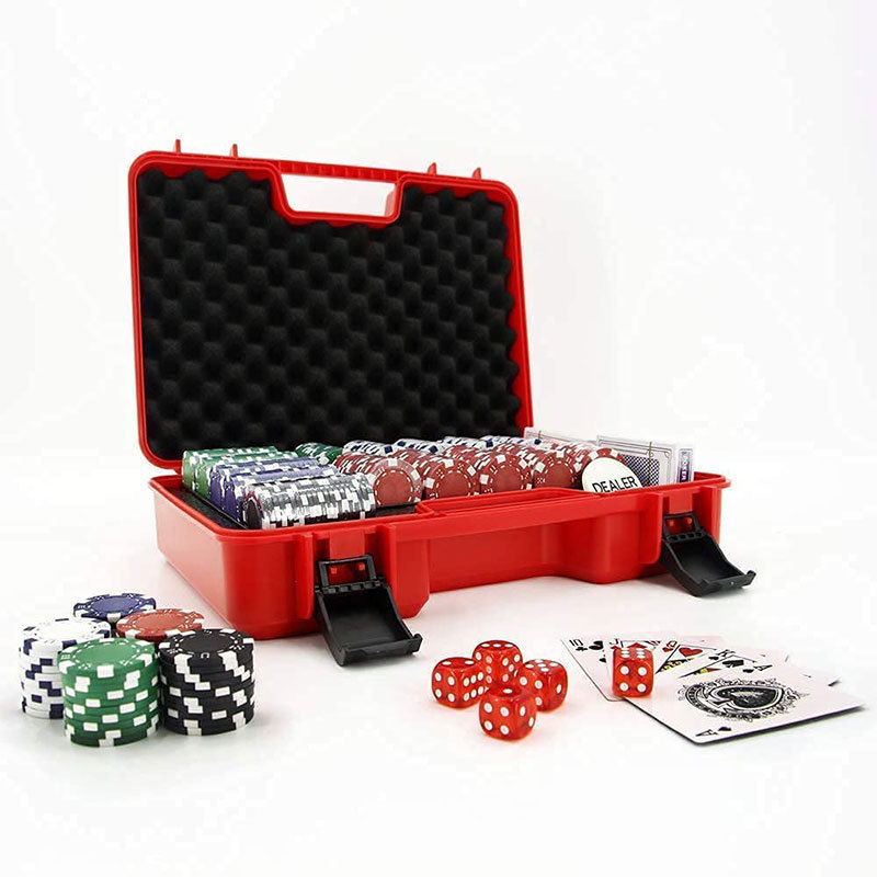 Premium Poker  300 Chips Poker Suitable  Texas Hold'em Blackjack Casino Chips