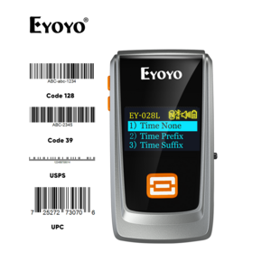 Eyoyo 028L Bluetooth 1D Laser Bar Code Reader Scanning Wired Wireless BT 2.4G 3 in 1 Price Checker Barcode Scanner with Display