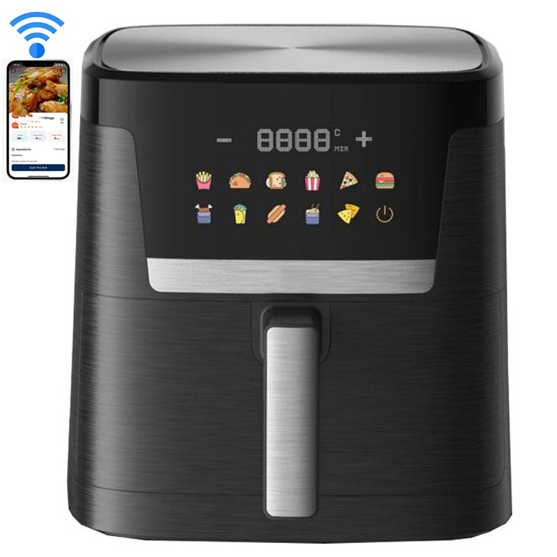 2023 top selling oven air fryer stainless steel liner pressure cooker smart home appliances smart air fryer with WI-FI app