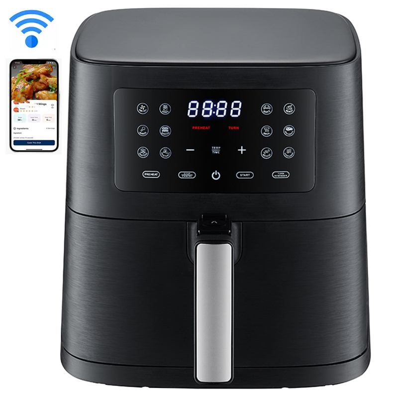 2023 top selling oven air fryer stainless steel liner pressure cooker smart home appliances smart air fryer with WI-FI app