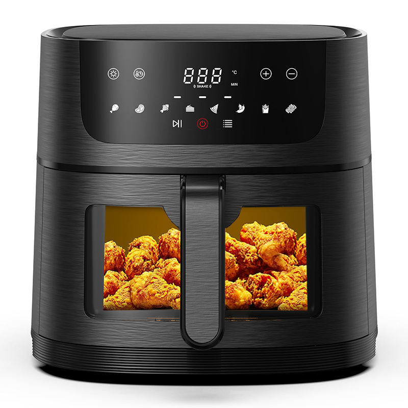 7L 7.5L 8L Best Hot Sale Electric Deep Air Fryer non-stick cooking pot digital Over heating Protection Function Air Fryers