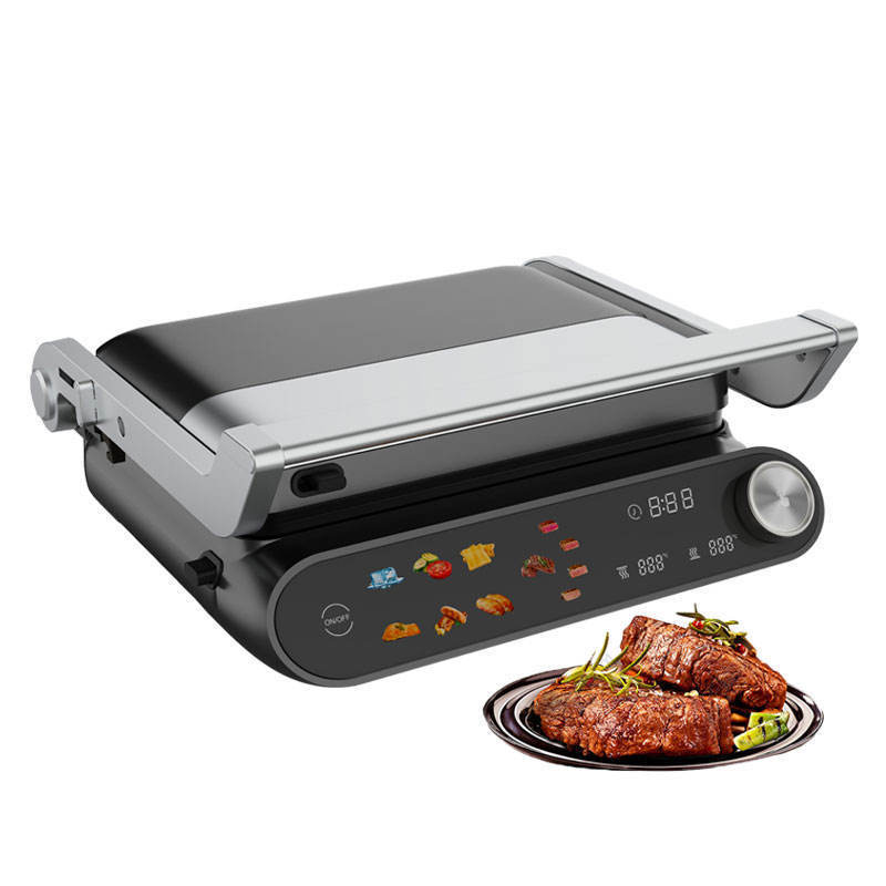 Smart appliances Electric Grill with digital control Contact Grill with detachable non stick plate Panini Steak Grill