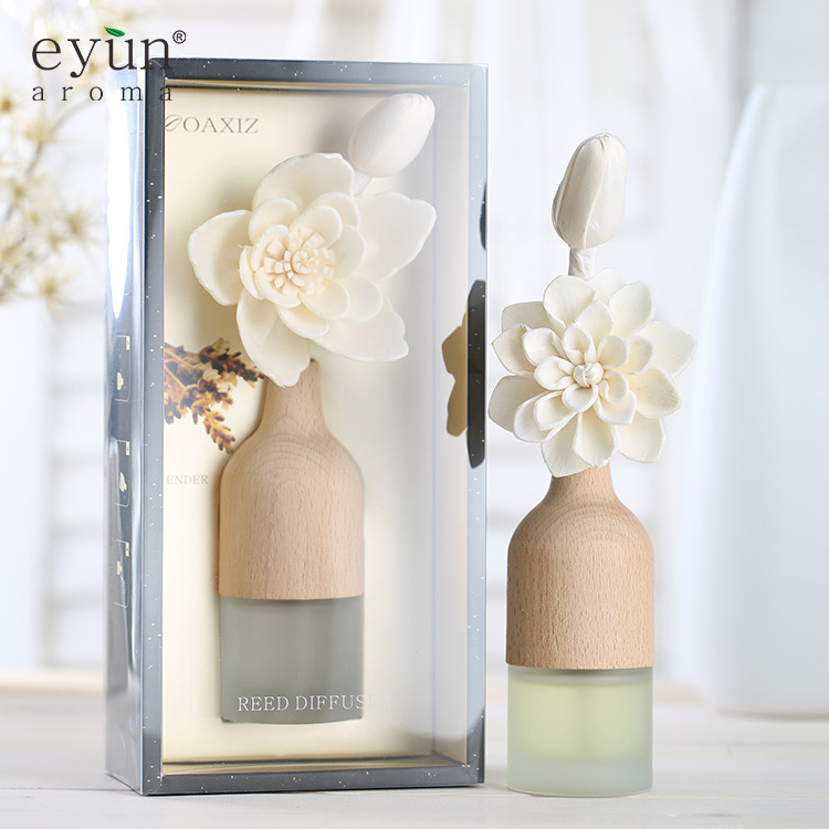 Eyun S08 Non-Toxic Air Fresh Aroma Reed Diffuser Packaging Stick with Flower