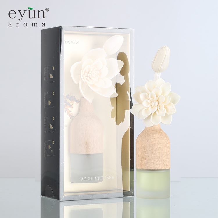 Eyun S08 Non-Toxic Air Fresh Aroma Reed Diffuser Packaging Stick with Flower