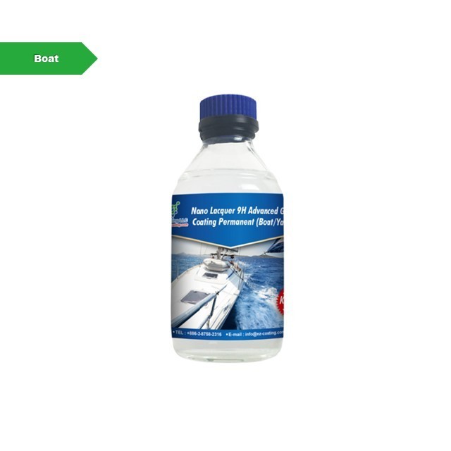 Durable Nano Ceramic Coating for Marine or Boat Surfaces SiO2 Based Spray Application for Water Resistance and Protection