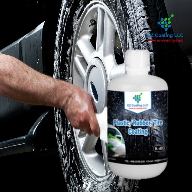 Temporary nano ceramic paint for vehicle tire surface use only