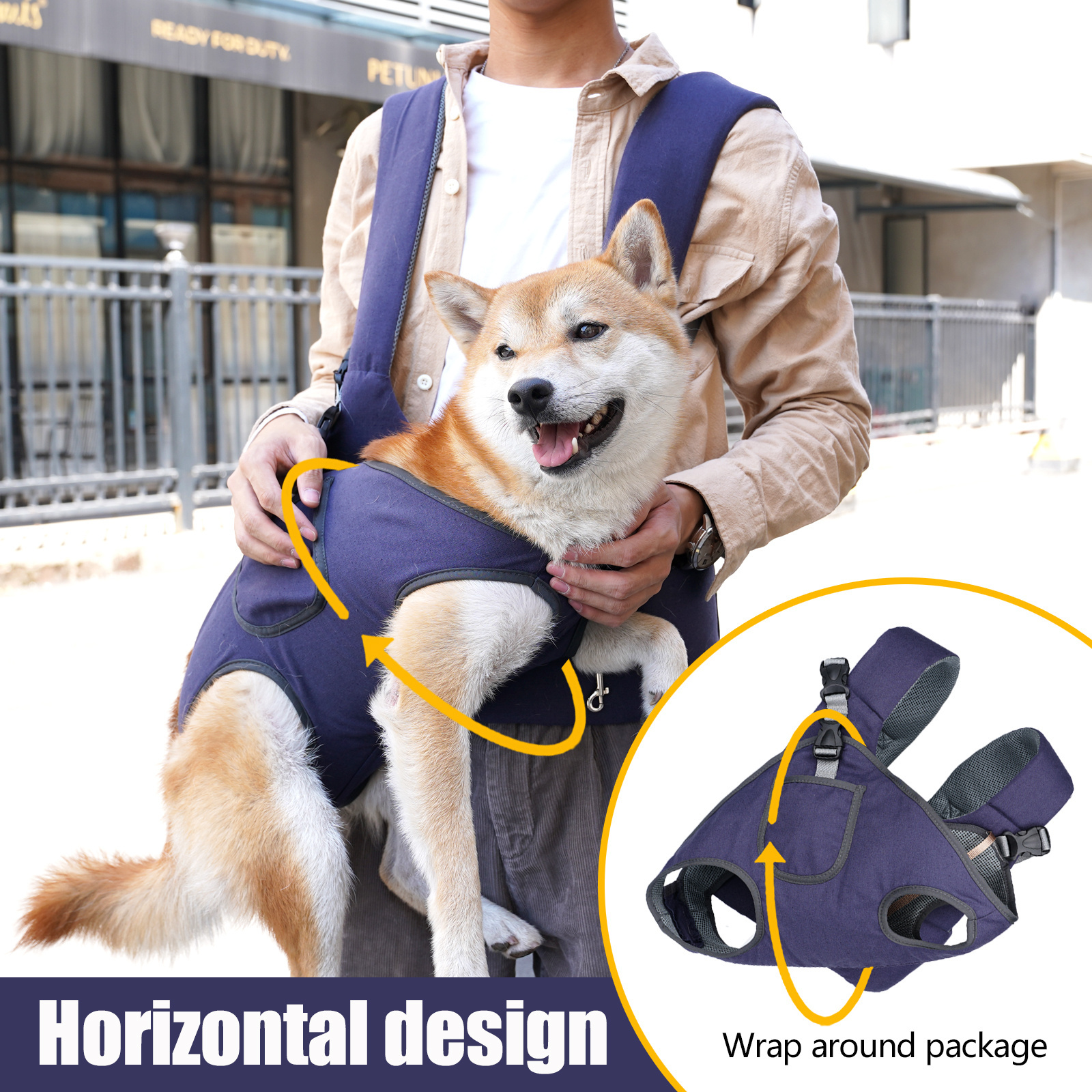 Wholesale Portable Dog Bag Shoulder Hands Free Durable Pet Outgoing Carrier Travel Pet Bag Backpack