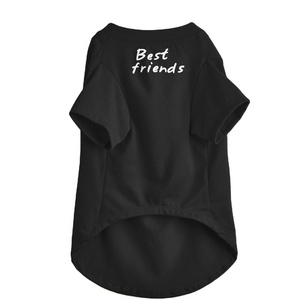 Hot Sales Pet Dog Clothes Dog T Shirt Breathable Polyester Dog T-shirt Cute Summer Dog Clothing Custom Logo Comfortable Cotton