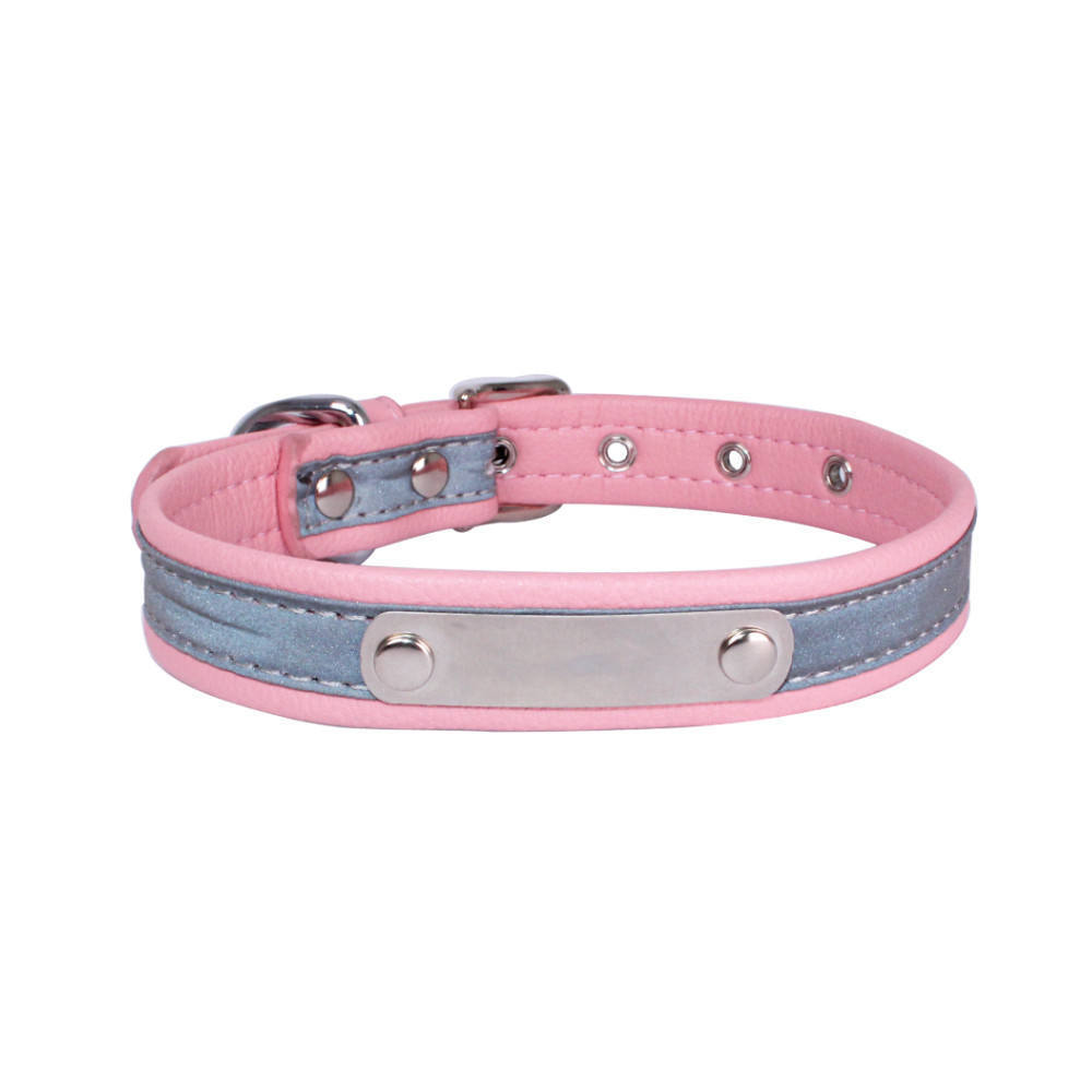 Laser Engraved Dog Collar Soft Dog Collar Custom Logo Reflective Pet Collars