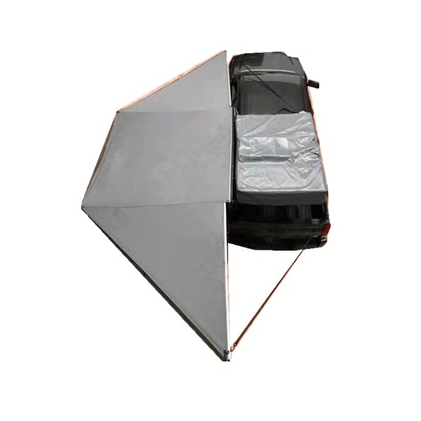 High quality and durable 180 degree awning tent with strong C square aluminum frame free standing awning