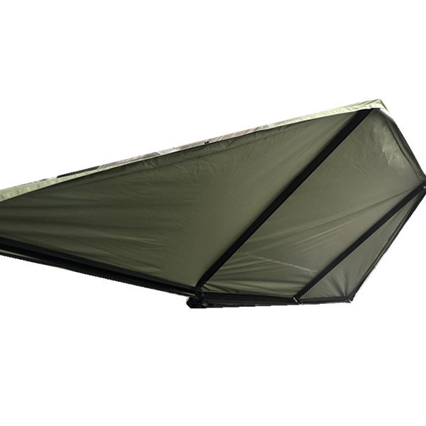 High quality and durable 180 degree awning tent with strong C square aluminum frame free standing awning