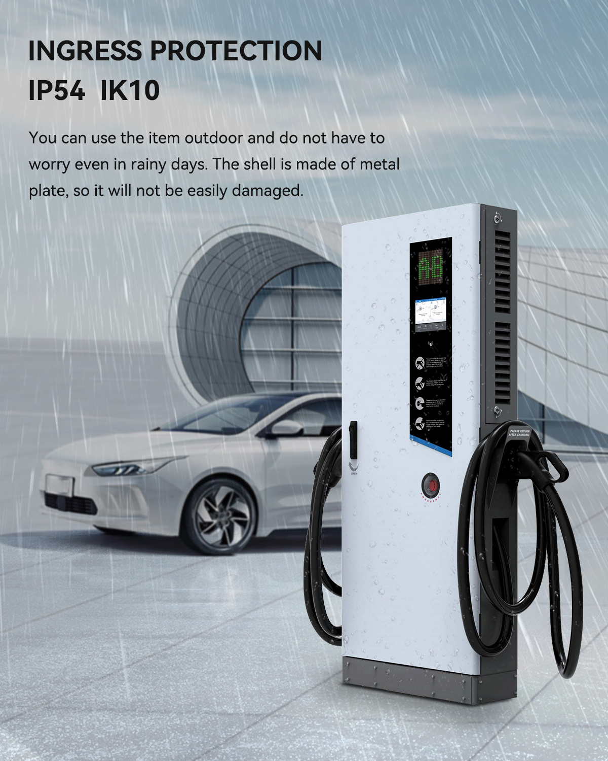 Intelligent New Energy Vehicle Part &Accessories Dc Charger Ev Four Gun For Bd Tesl Dc Car Ev Charger