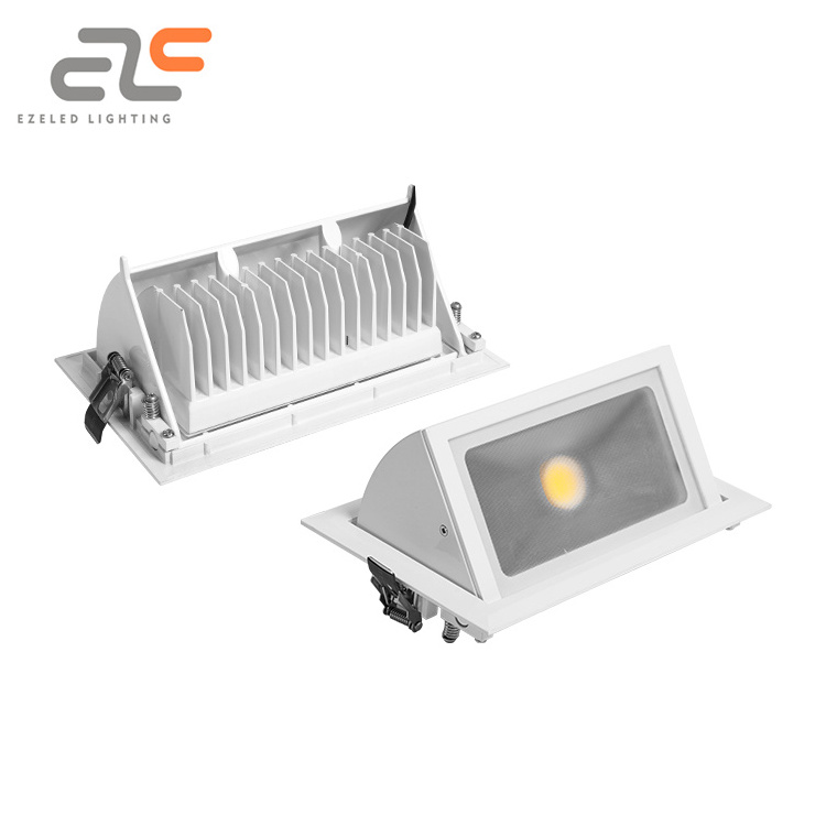 Modern Hot Selling Die-Casting Aluminum For Indoor Hotel Cob Led Adjustable Downlight Trimless Recessed Led Ceiling Down Light