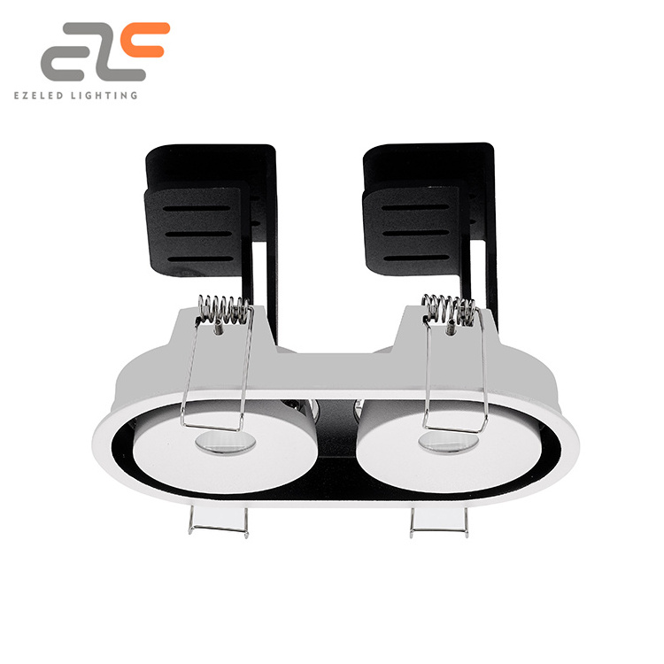 EZELED Brightest Dimmable Aluminum COB No Strobe Down Lighting 12 2X12 3X12 4X12 Watt Spotlight LED