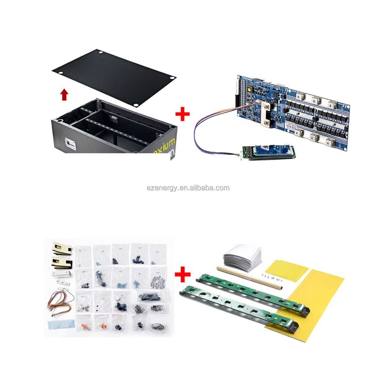 48V 16S DIY lifepo4 battery stackable box suitable for 200ah 230ah 280ah 302Ah cells empty lithium battery box case