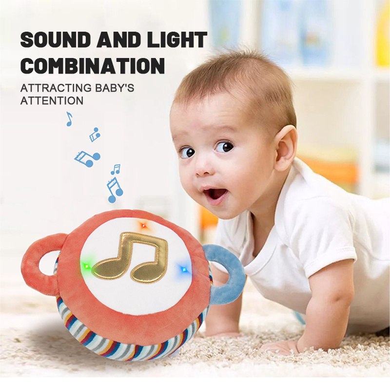 Zhorya Early Learning Children Plush Piano Toy Baby Electric Elephant Soft Musical Instrument Toy Stuffed Animals