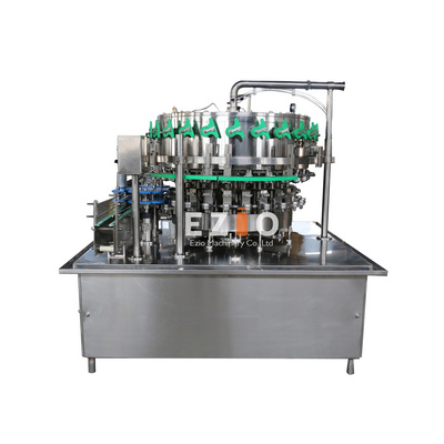 More guarantee Automatic Carbonated Soft Drink Aluminum Can Filling And Seaming Machine Line / Beer Can Filler And Seamer