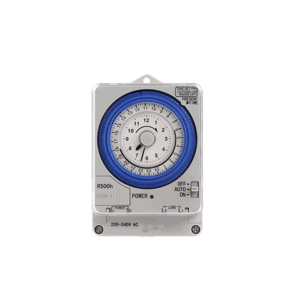 Ezitown TBS-F battery powered time switch mechanical time switch 230V 24h timer Din rail 15 minutes setting timer 220V 20A timer