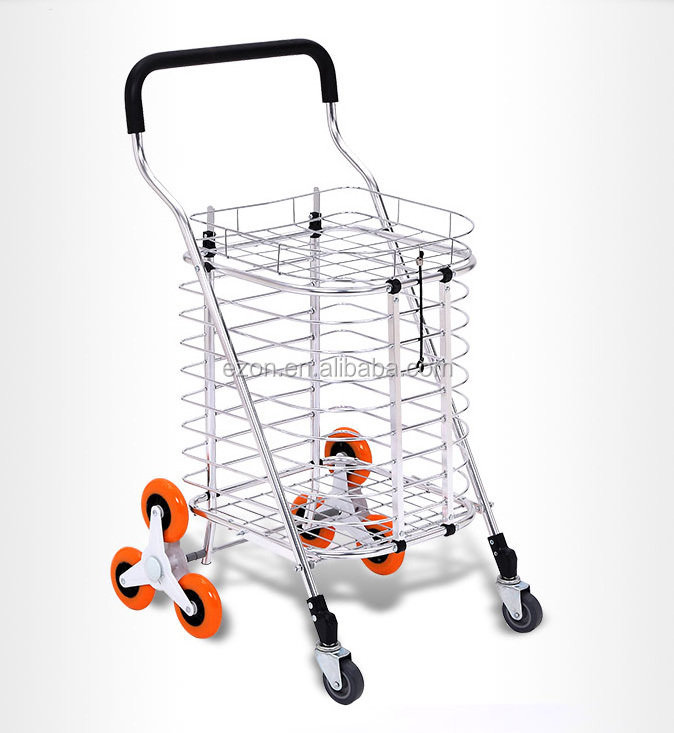 large capacity shopping cart /durable aluminum alloy cart /portable food hand trolley