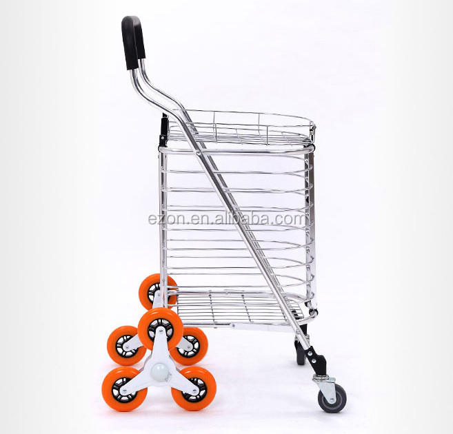 large capacity shopping cart /durable aluminum alloy cart /portable food hand trolley