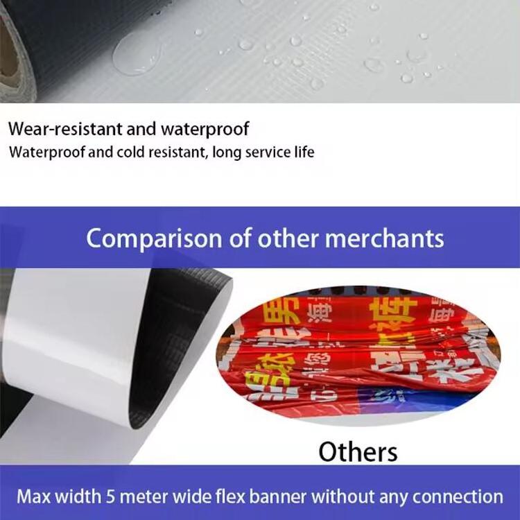 PVC Vinyl Banner Roll PVC Banner 340gsm pvc pana flex banner Laminated Frontlit Glossy printing large format printer