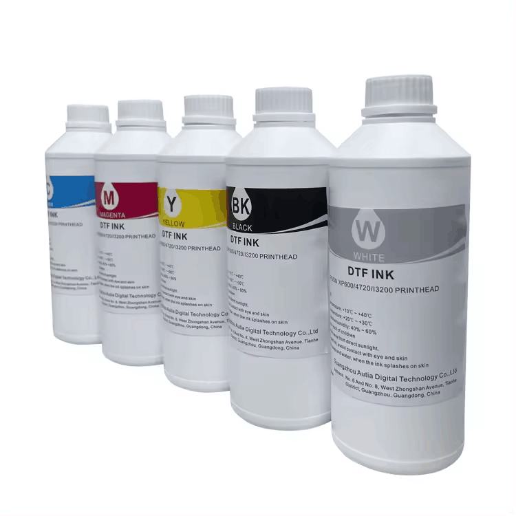 dtf pigment transfer film white ink 1000ml for epson xp600 i3200 l805 l1800 4720 direct to film ink dtf ink 1000ml