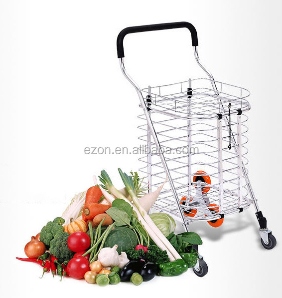 large capacity shopping cart /durable aluminum alloy cart /portable food hand trolley