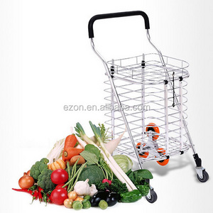 large capacity shopping cart /durable aluminum alloy cart /portable food hand trolley