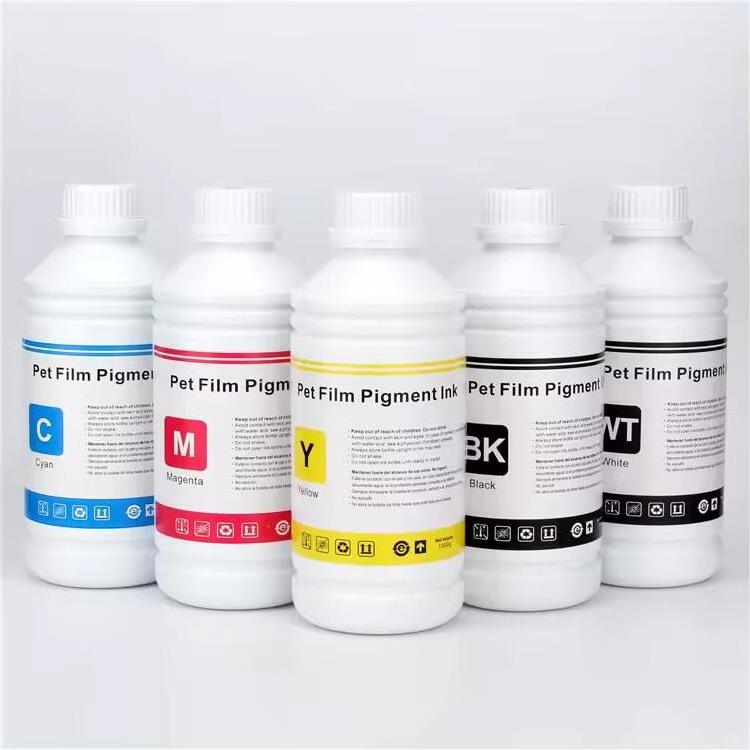 Premium 1000ML Bulk Waterproof PET Film DTF White Pigment Ink For Epson L1800 L805 L810 L1455 L1400 L1300 L1110 L130 Printer