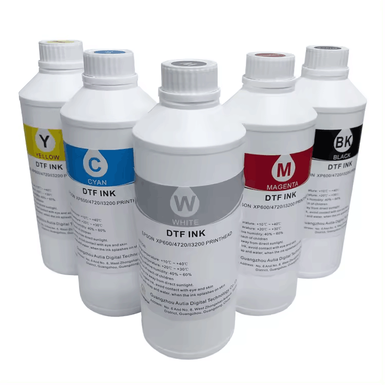 dtf pigment transfer film white ink 1000ml for epson xp600 i3200 l805 l1800 4720 direct to film ink dtf ink 1000ml