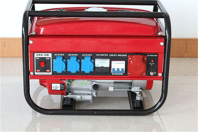 EZONE Wholesale Professional 110V 220V 220 Volts 2KW 2000W 5Hp Portable Gasoline Petrol Engine Power Electric Generator For Home