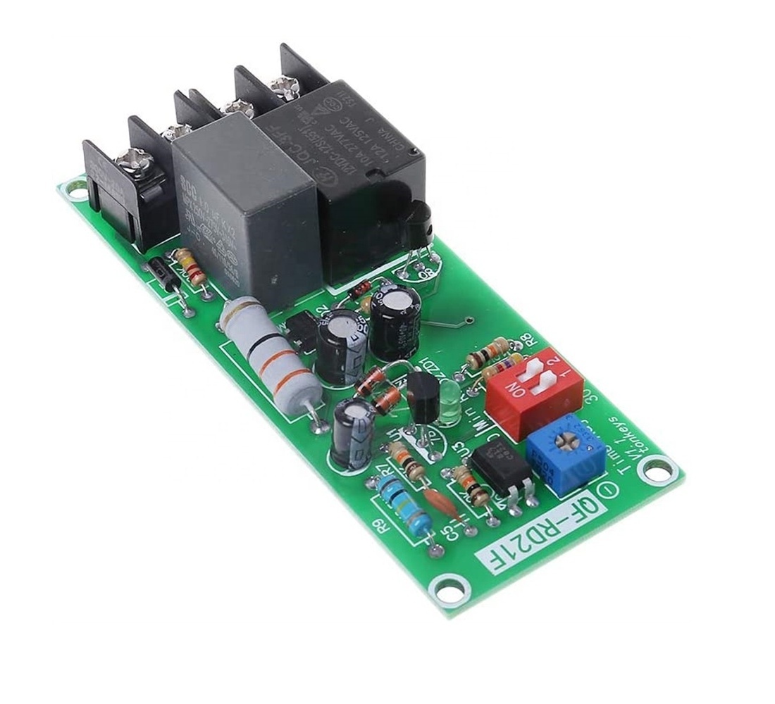 QF-RD21F AC100V-220V Adjustable Timer Control Relay Module Turn Off Delay Switch Board For Exhaust Fan