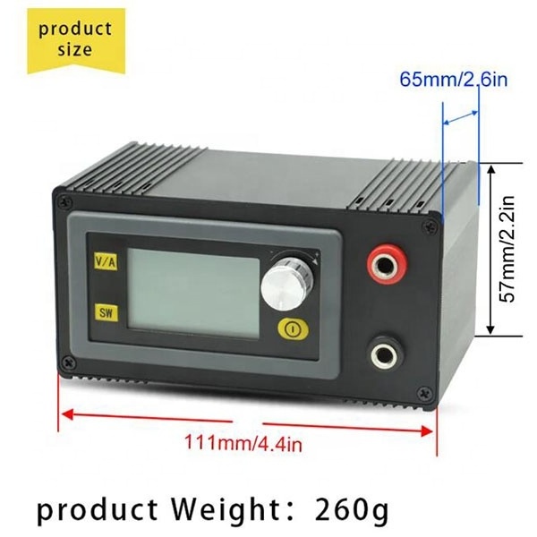 SK35H 35W DC DC Buck Boost Converter CC CV 0.6-30V 4A 5V 6V 12V 24V Power Module Adjustable Regulated laboratory Power Supply