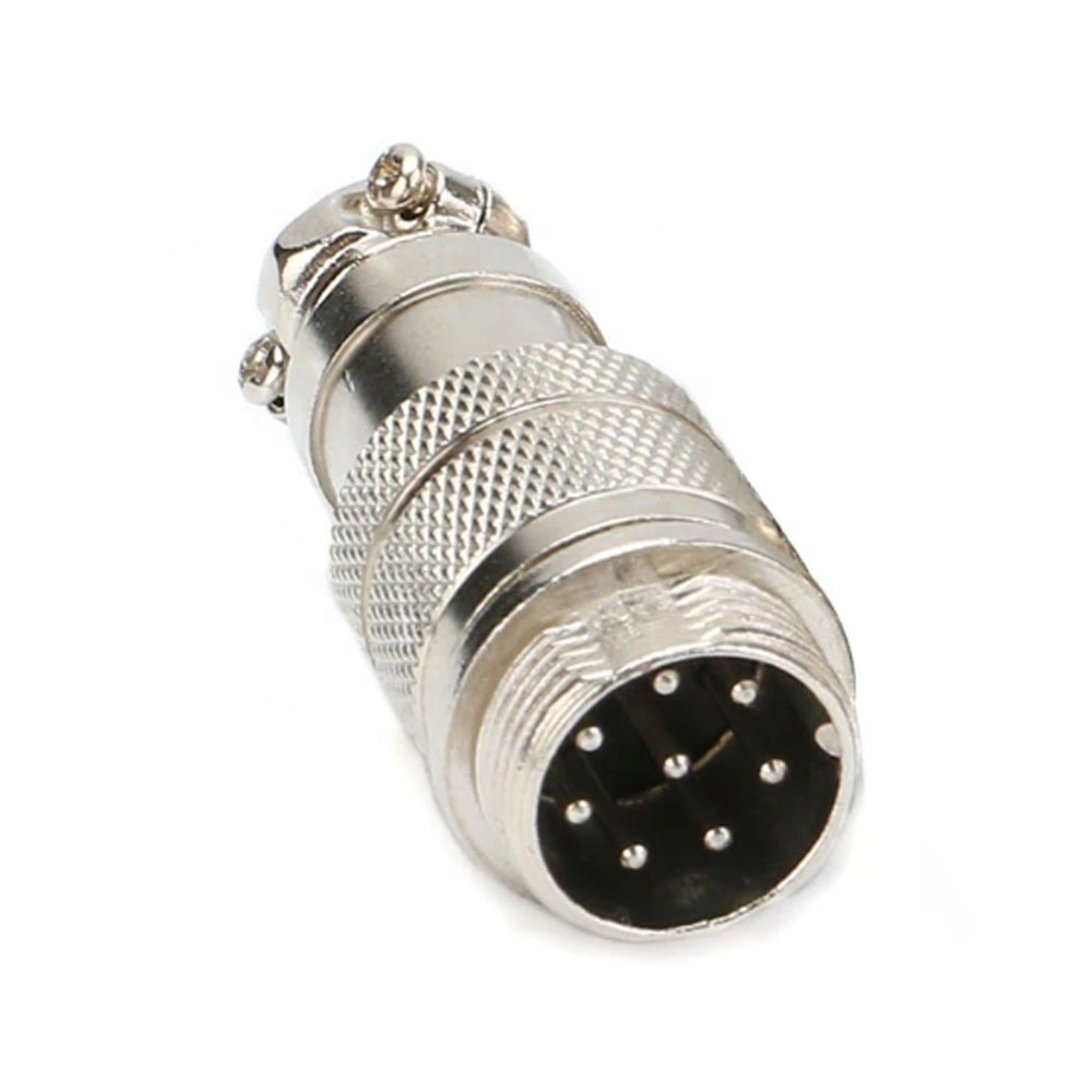 2PCS/set GX16 2/3/4/5/6/7/8/9 Pin Male & Female 16mm Circular Aviation Socket Plug Wire Panel Connector 2PCS=1pcs Male + Female