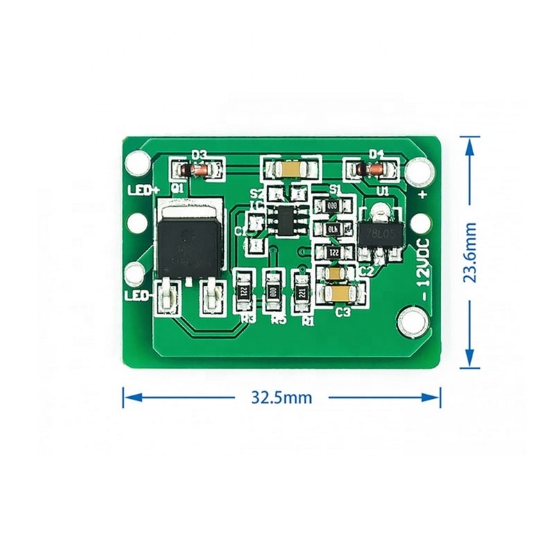 12V Capacitive Touch Switch Button Module Inching Latch with Relay TTP223 Module