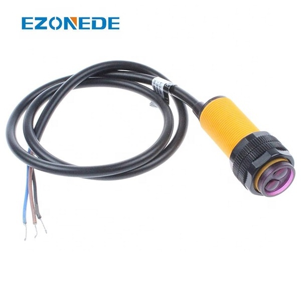 E18-D80NK Infrared Obstacle Avoidance Photoelectric Sensor Proximity Switch 3-80cm Detection Range Adjustable for Smart Car