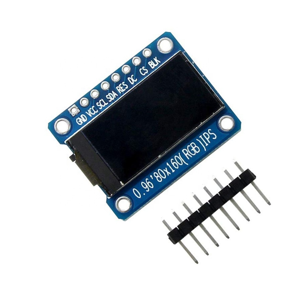 IPS 0.96 inch TFT LCD Screen Display Module 7 Pin HD 65K Full Color ST7735 Drive IC 80*160