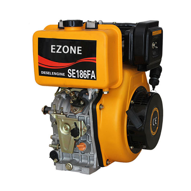 186F 186Fae Moteur Diesel 7.5 Kw 10 Hp 10Hp 3600Rpm Electric Start Air Cooled Diesel Engine