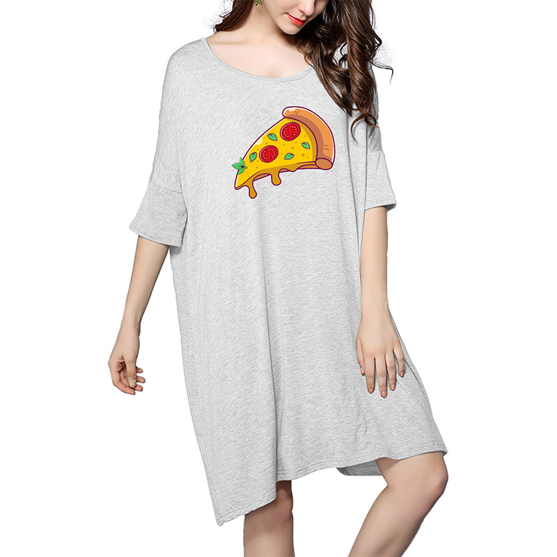 Custom Bamboo Oversized Shirt Breathable Pajamas Sexy Nighty Long Wear Sleeping Dress Plus Size Sleep Wear Sleep Tee